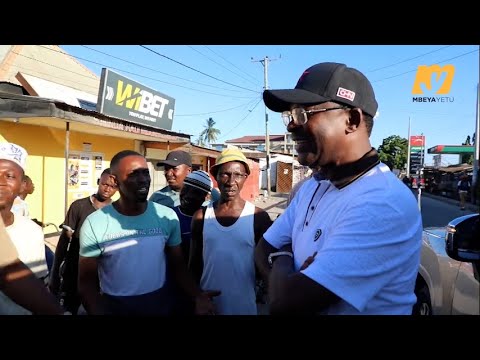 SIMBACHAWENE ATEMBEA MITAANI KUANGALIA USALAMA—AWAPA HONGERA WANANCHI KWA UTULIVU