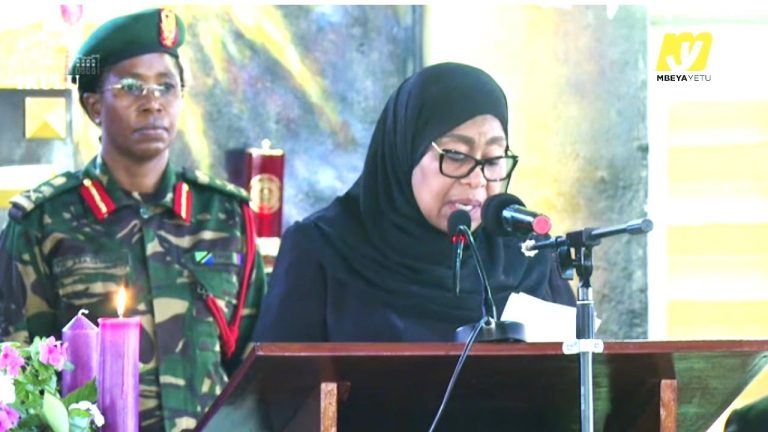 RAIS SAMIA KWA UCHUNGU MSIBANI – ”TUTALIMISI TABASAMU LAKE –