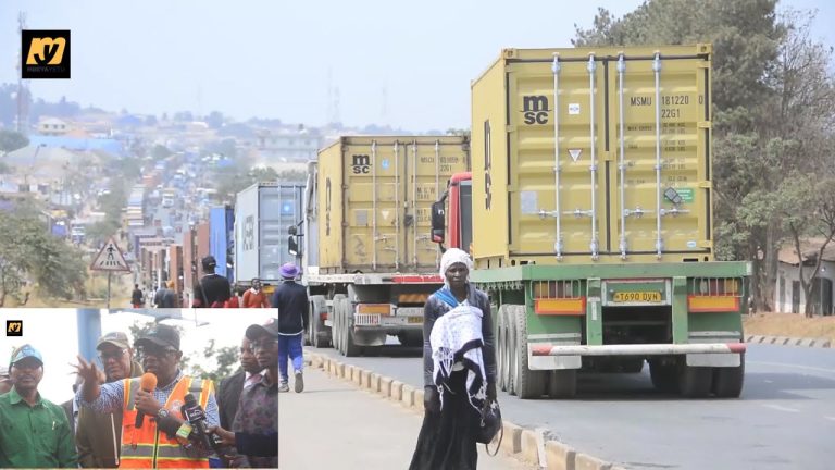 WAZIRI ULEGA AAGIZA UPANUZI BARABARA YA TUNDUMA KWA HARAKA KUPUNGUZA MSONGAMANO WA MALORI MPAKANI