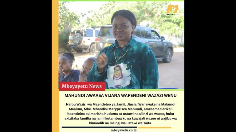 Mhe. Mahundi: Wazee ni Tunu ya Taifa, Wastahili Kulindwa na Kuheshimiwa